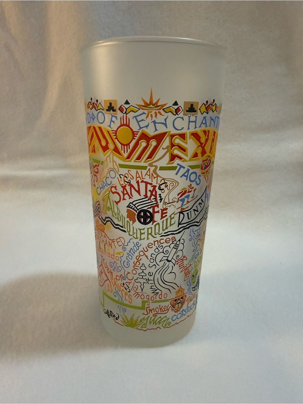 Catstudio New Mexico Frosted Glass Tumbler